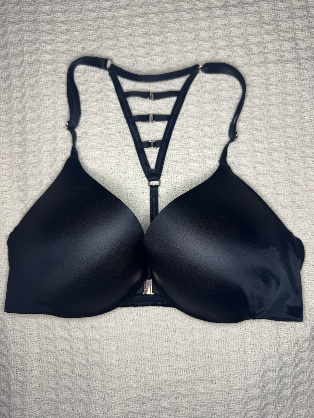 Victoria's Secret Black Ladder-Back Push-Up Bra